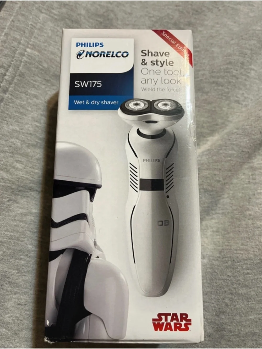 Philips White & Black Star Wars SW175 Wet/Dry Electric Shaver